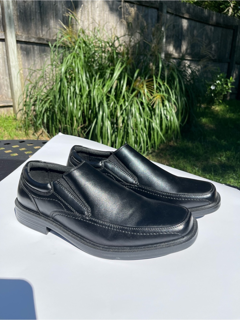 Dockers Men Edson Square Bicycle Toe Slip On Loafers US 10.5 M Black Casual